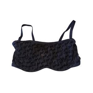PINK VICTORIAS SECRET bra size Large DD BLACK